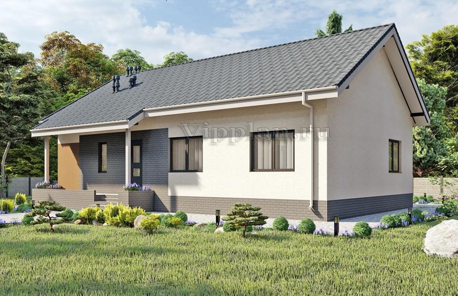 Одноэтажный жилой дом